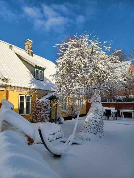 Idyllisk, Historisk Byhus Ved Fjorden I Mariager Esterno foto