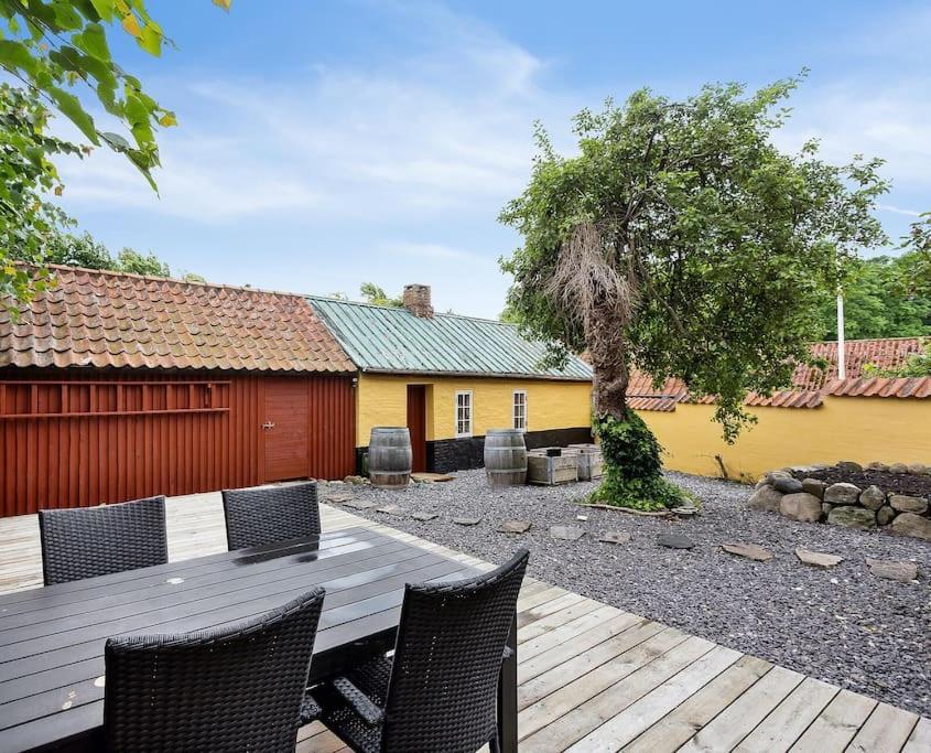 Idyllisk, Historisk Byhus Ved Fjorden I Mariager Esterno foto