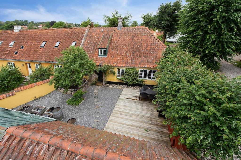Idyllisk, Historisk Byhus Ved Fjorden I Mariager Esterno foto