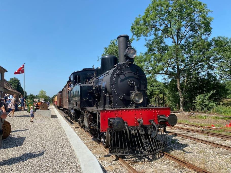 Idyllisk, Historisk Byhus Ved Fjorden I Mariager Esterno foto